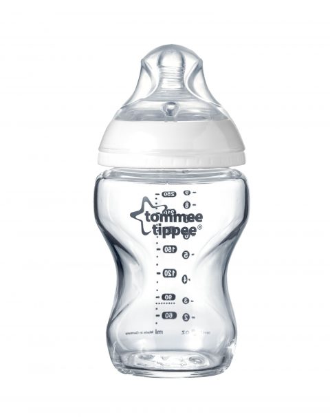 PNG, Closer to Nature, 1 x 260ml Glass Feeding Bottle, product only_