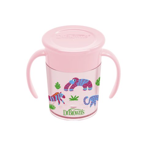 TC71005_Product_Top_Angle_Cheers_360_Cup_with_Handles_7oz_200ml_pink_