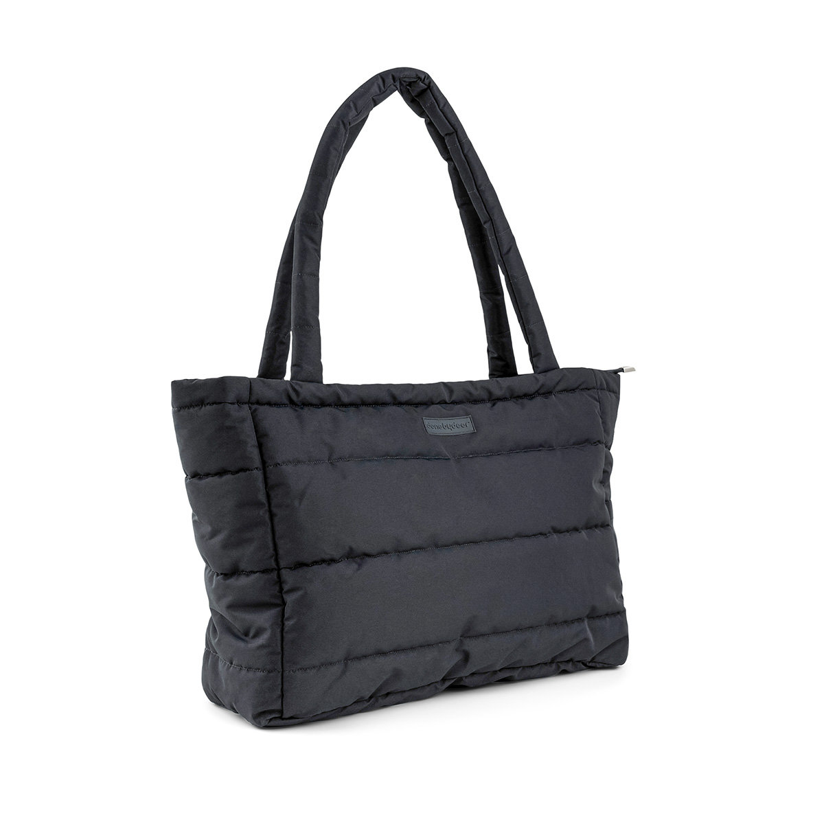 Quilted changing tote bag - Black