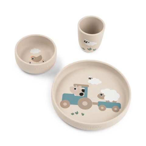 Stick&Stay Dinner Set - Tiny Farm