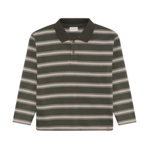 Long-sleeved polo T-shirt